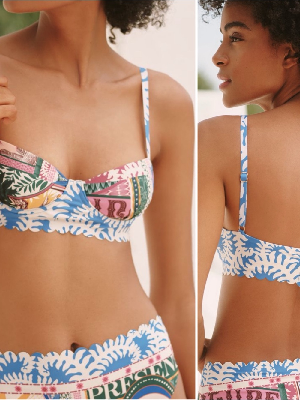 NWT Agua Bendita × Anthropologie Lauren
Bikini Top, size S